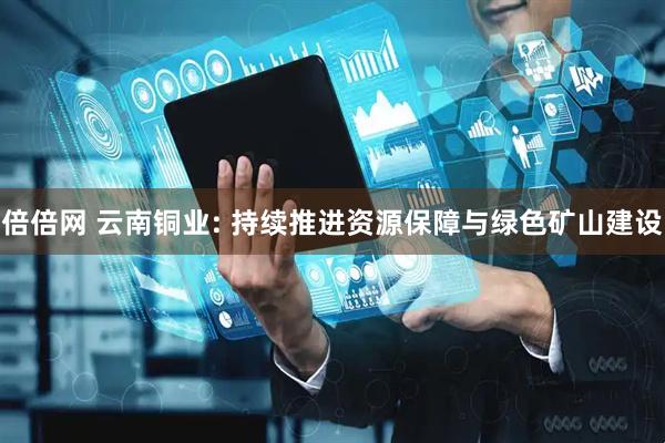 倍倍网 云南铜业: 持续推进资源保障与绿色矿山建设